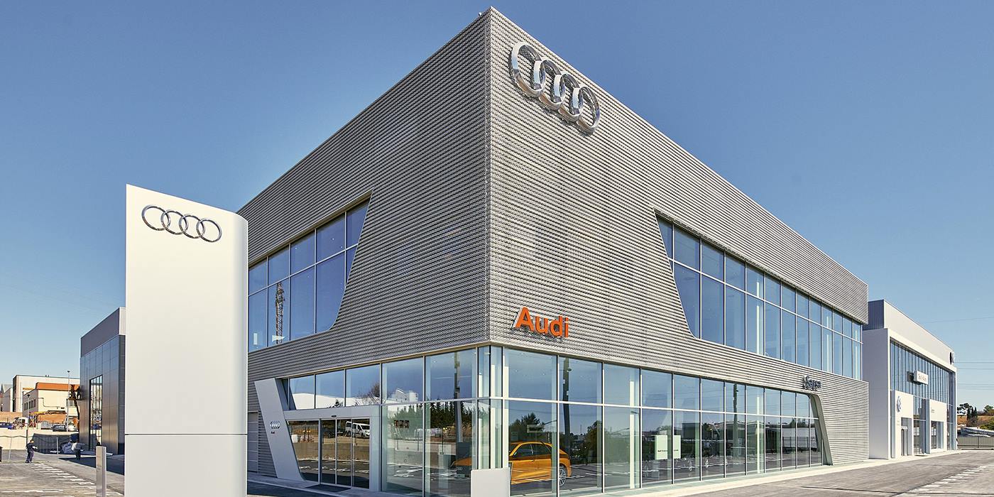 Audi-værksted i Barcelona