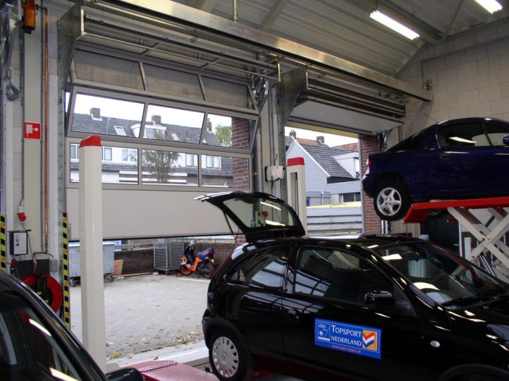 Car workshop door